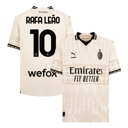 RAFA LE?O #10 AC Milan X Pleasures Fouth Away  Soccer Jersey 2023/24 footmaillots.fr