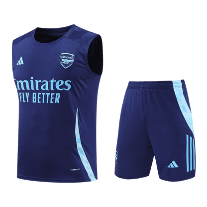 Arsenal Pre-Match  Soccer Jersey Vest Kit(Jersey+Shorts) 2024/25 footmaillots.fr