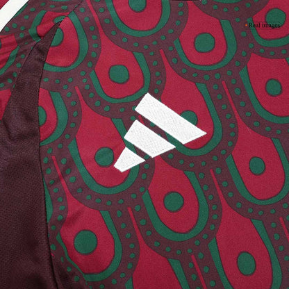 Men's Mexico Home Long Sleeve Soccer Jersey Copa América 2024 footmaillots.fr