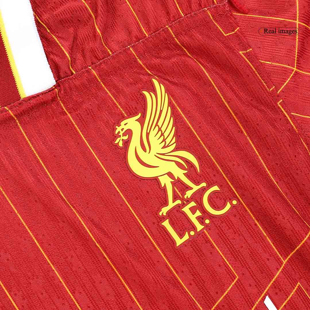 Player Version VIRGIL #4 Liverpool Home  Soccer Jersey 2024/25 footmaillots.fr