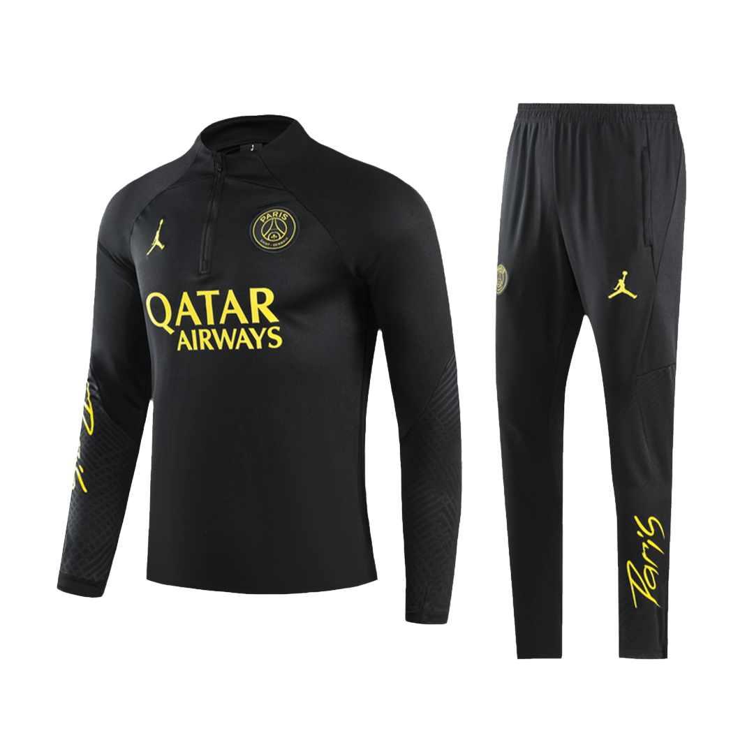 Kid's PSG Zipper Sweatshirt Kit(Top+Pants) 2023/24 footmaillots.fr
