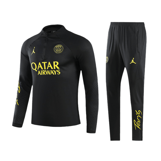 Kid's PSG Zipper Sweatshirt Kit(Top+Pants) 2023/24 footmaillots.fr