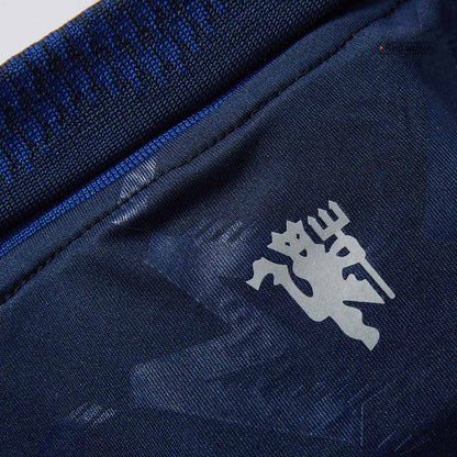 Manchester United Away Long Sleeve  Soccer Jersey 2024/25 footmaillots.fr