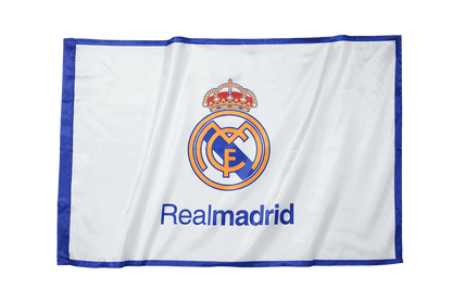 Real Madrid Team Flag White footmaillots.fr