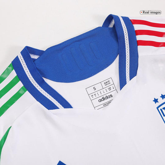 Player Version CHIESA #14 Italy Away  Soccer Jersey Euro 2024 footmaillots.fr