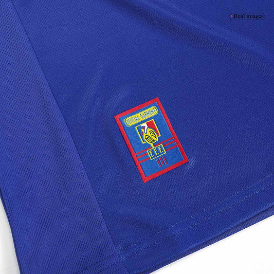 Retro HENRY #12 1998 France Home  Soccer Jersey footmaillots.fr