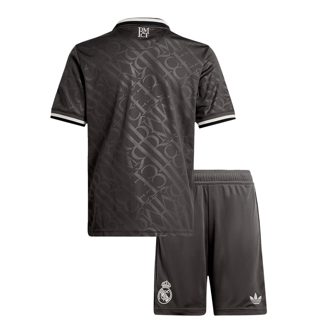 Kid's Real Madrid Third Away  Soccer Jersey Kit(Jersey+Shorts) 2024/25 footmaillots.fr