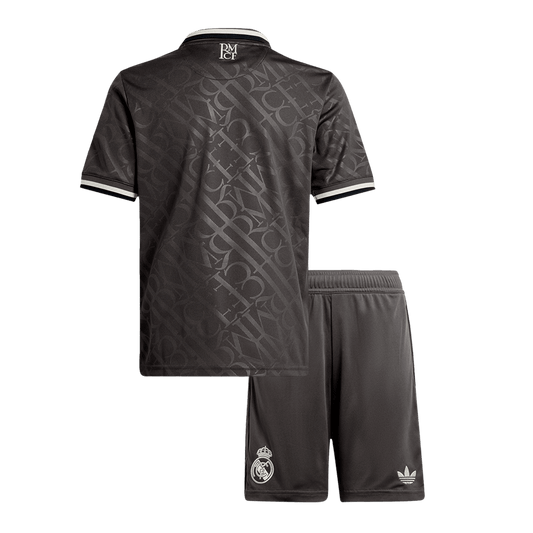 Kid's Real Madrid Third Away  Soccer Jersey Kit(Jersey+Shorts) 2024/25 footmaillots.fr