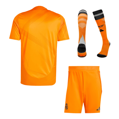 Player Version Real Madrid Away  Soccer Jersey Kit(Jersey+Shorts+Socks) 2024/25 footmaillots.fr