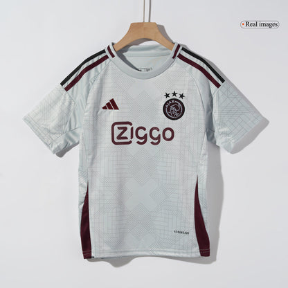 Kid's Ajax Third Away  Soccer Jersey Kit(Jersey+Shorts) 2024/25 footmaillots.fr