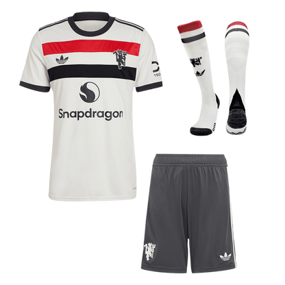 Manchester United Third Away  Soccer Jersey Kit(Jersey+Shorts+Socks) 2024/25 footmaillots.fr