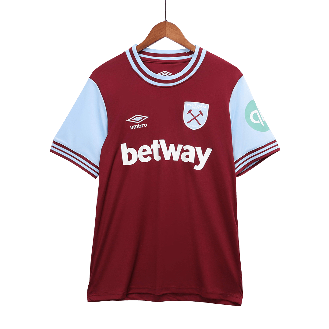 West Ham United Home  Soccer Jersey 2024/25 footmaillots.fr