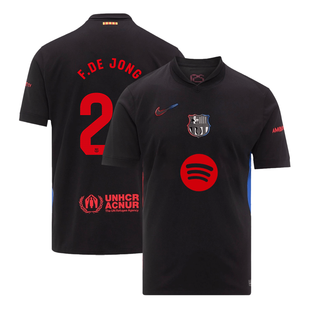F.DE JONG #21 Barcelona Away  Soccer Jersey 2024/25 footmaillots.fr