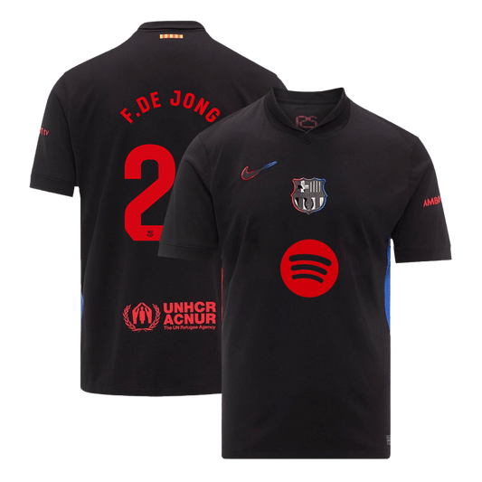 F.DE JONG #21 Barcelona Away  Soccer Jersey 2024/25 footmaillots.fr