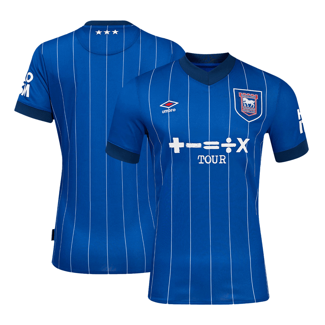Ipswich Town Home  Soccer Jersey 2024/25 footmaillots.fr