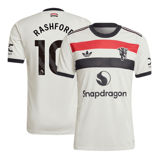 Player Version RASHFORD #10 Manchester United Third Away  Soccer Jersey 2024/25 footmaillots.fr