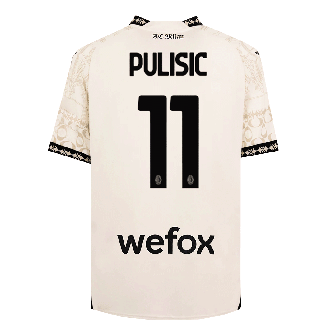 PULISIC #11 AC Milan X Pleasures Fouth Away  Soccer Jersey 2023/24 footmaillots.fr