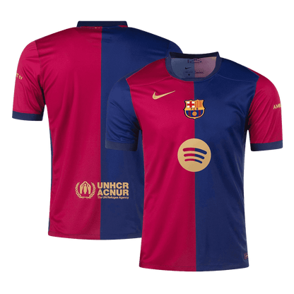 Barcelona Home  Soccer Jersey 2024/25-Spotify Logo Without Text footmaillots.fr