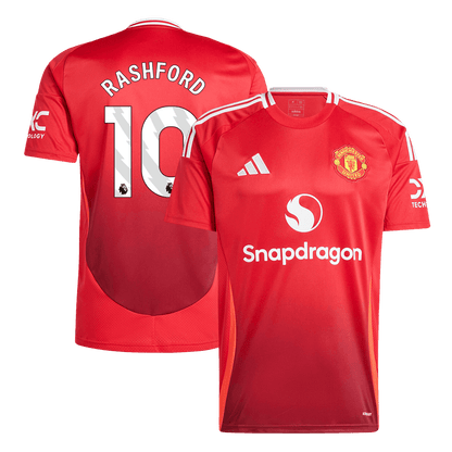 RASHFORD #10 Manchester United Home  Soccer Jersey 2024/25 footmaillots.fr