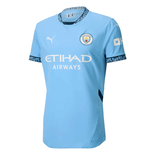 Player Version Manchester City Home  Soccer Jersey 2024/25 footmaillots.fr