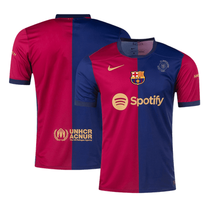 Barcelona Home  Soccer Jersey 2024/25- 125th Anniversary footmaillots.fr