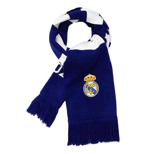 Real Madrid Soccer knitting Scarf Blue&White footmaillots.fr