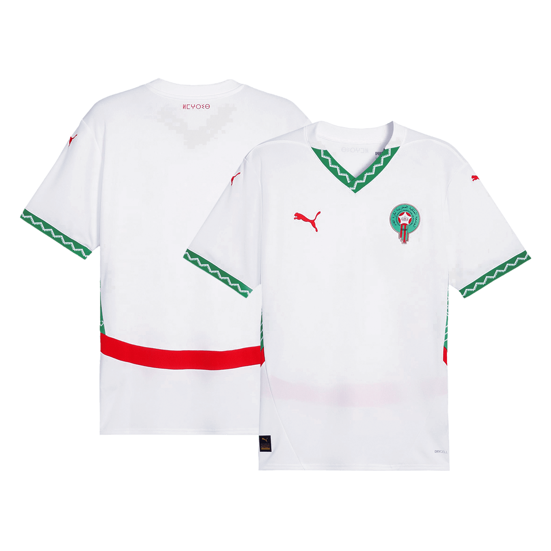 Morocco Away  Soccer Jersey 2024/25 footmaillots.fr