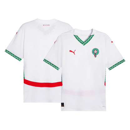 Morocco Away  Soccer Jersey 2024/25 footmaillots.fr