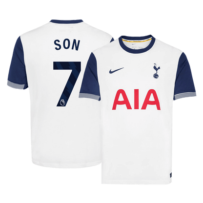 SON #7 Tottenham Hotspur Home  Soccer Jersey 2024/25 footmaillots.fr