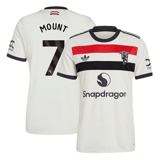 MOUNT #7 Manchester United Third Away  Soccer Jersey 2024/25 footmaillots.fr