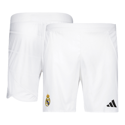 Player Version Real Madrid Home Soccer Shorts 2024/25 footmaillots.fr