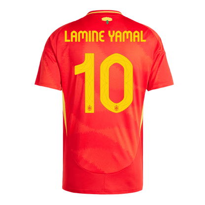 LAMINE YAMAL #10 Spain Home  Soccer Jersey Euro 2024 footmaillots.fr