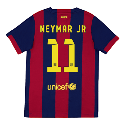 Retro NEYMAR JR #11 2014/15 Barcelona Home  Soccer Jersey footmaillots.fr