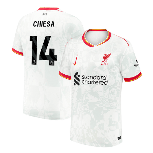 CHIESA #14 Liverpool Third Away  Soccer Jersey 2024/25 footmaillots.fr