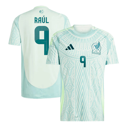 Men's Mexico RAUL #9 Away Soccer Jersey Copa América 2024 footmaillots.fr