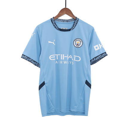 Manchester City Home  Soccer Jersey Kit(Jersey+Shorts+Socks) 2024/25 footmaillots.fr
