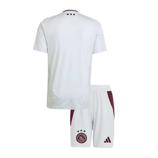 Kid's Ajax Third Away  Soccer Jersey Kit(Jersey+Shorts) 2024/25 footmaillots.fr
