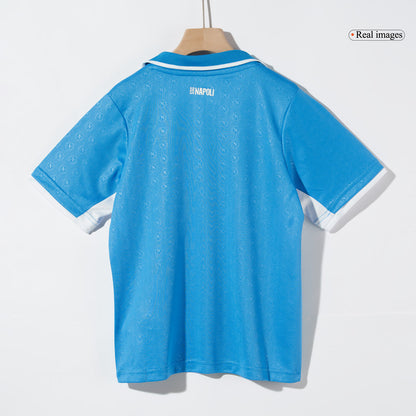 Kid's Napoli Home  Soccer Jersey Kit(Jersey+Shorts) 2024/25 footmaillots.fr