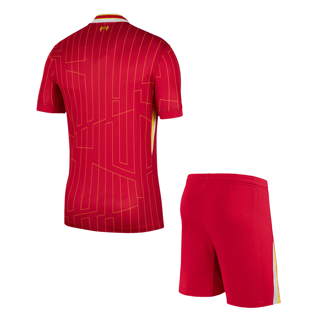 Liverpool Home  Soccer Jersey Kit(Jersey+Shorts) 2024/25 footmaillots.fr