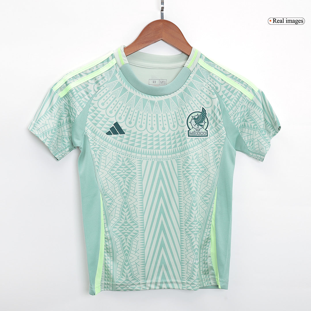 Kid's Mexico Away Jerseys Kit(Jersey+Shorts) Copa América 2024 footmaillots.fr
