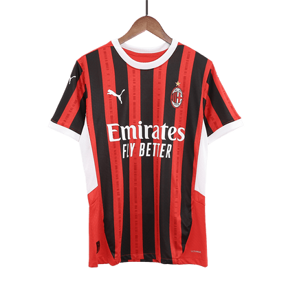 Player Version MORATA #7 AC Milan Home  Soccer Jersey 2024/25 footmaillots.fr