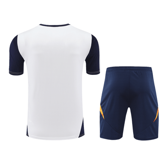 Real Madrid Pre-Match  Soccer Jersey Kit(Jersey+Shorts) 2024/25 footmaillots.fr