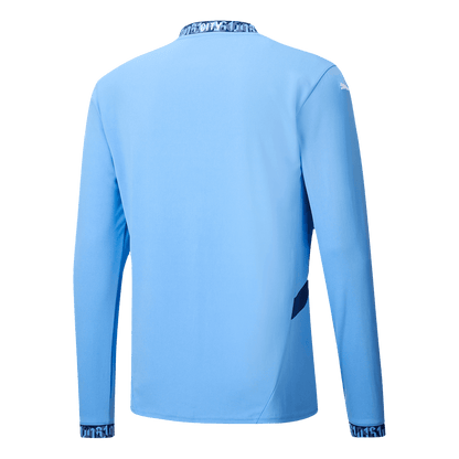 Manchester City Home Long Sleeve  Soccer Jersey 2024/25 footmaillots.fr
