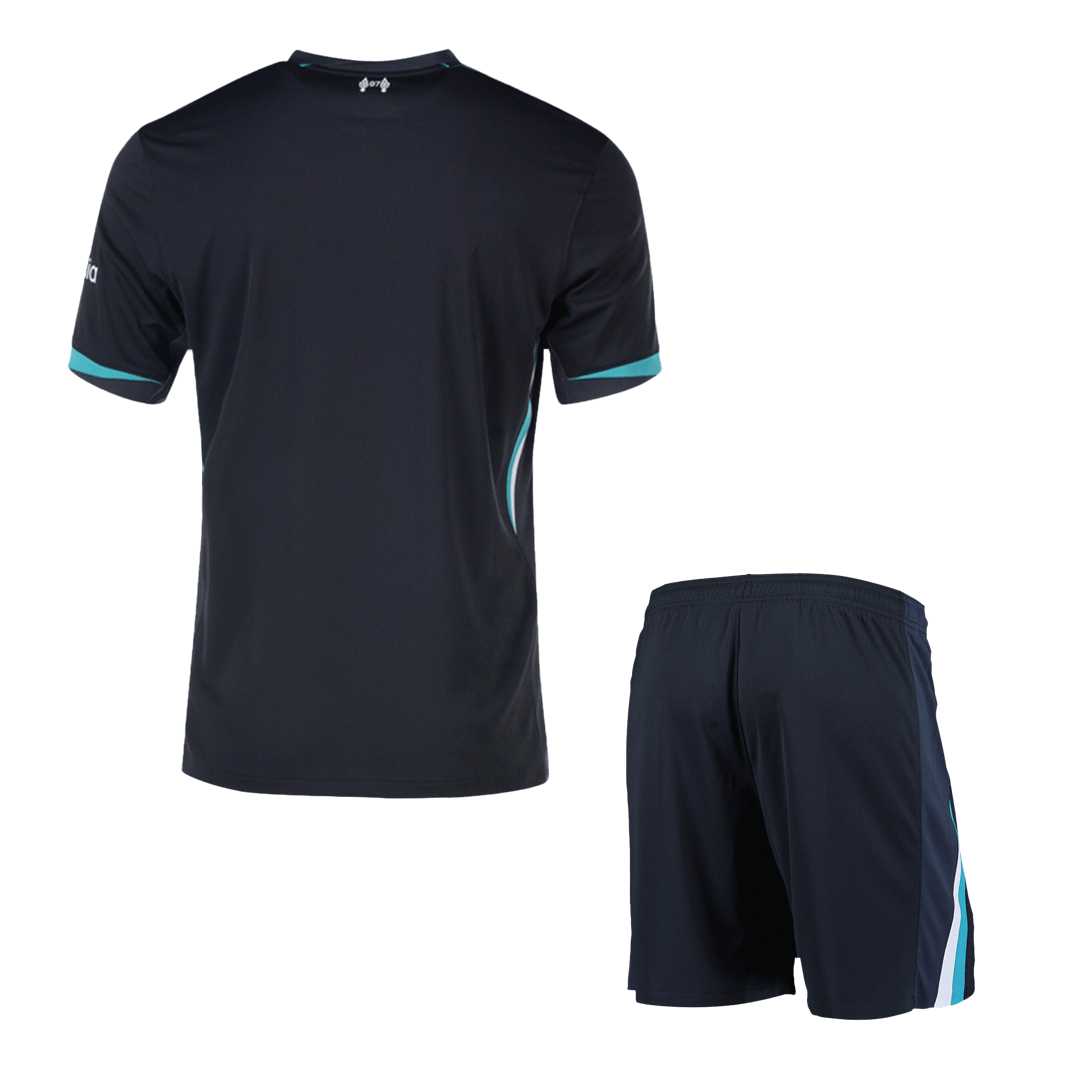 Liverpool Away  Soccer Jersey Kit(Jersey+Shorts) 2024/25 footmaillots.fr