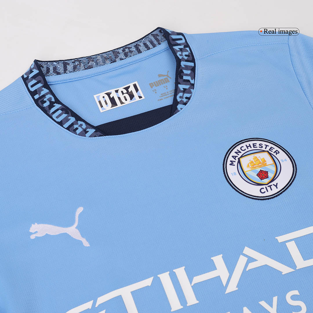 HAALAND #9 Manchester City Home  Soccer Jersey 2024/25 footmaillots.fr