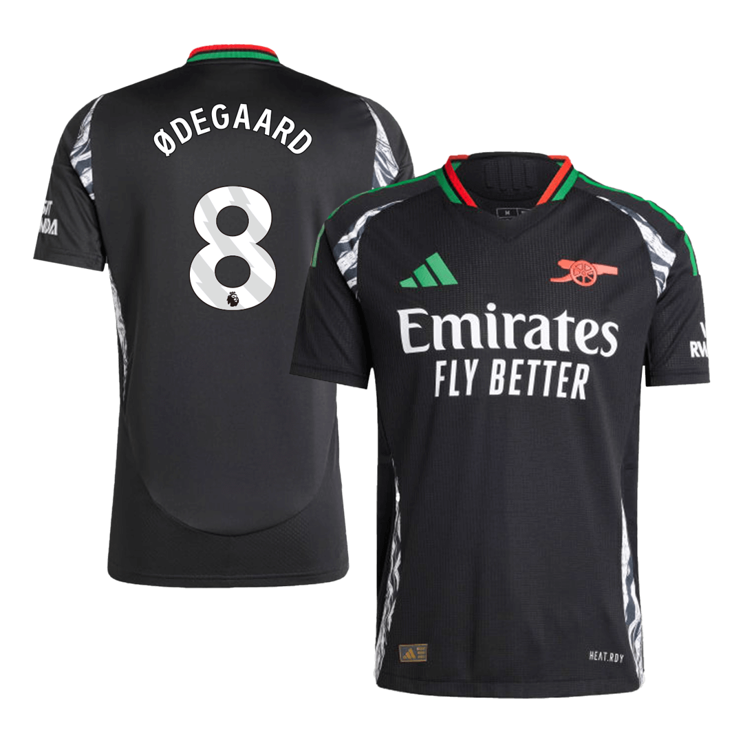 Player Version ØDEGAARD #8 Arsenal Away  Soccer Jersey 2024/25 footmaillots.fr