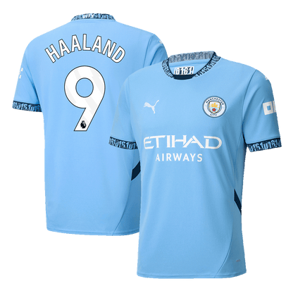 HAALAND #9 Manchester City Home  Soccer Jersey 2024/25 footmaillots.fr