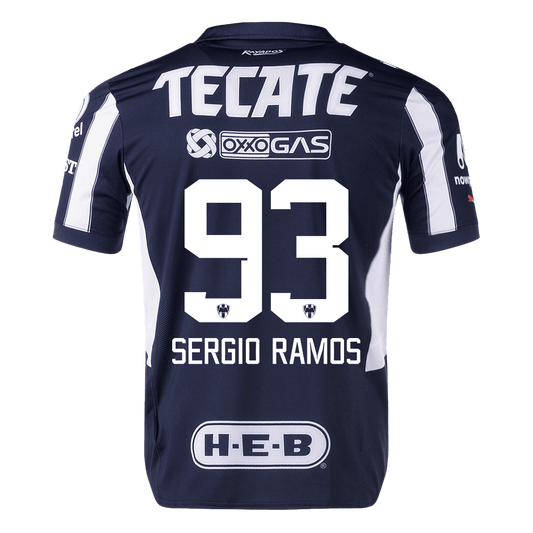 Player Version SERGIO RAMOS #93 Monterrey Home  Soccer Jersey 2024/25 footmaillots.fr