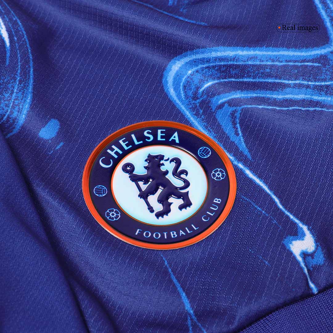Kid's Chelsea Home  Soccer Jersey Kit(Jersey+Shorts) 2024/25 footmaillots.fr