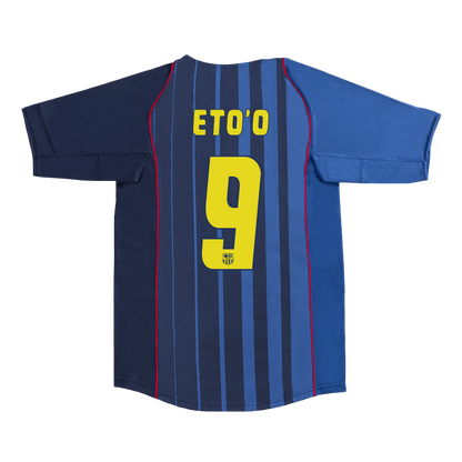 Retro ETO'O #9 2004/05 Barcelona Away  Soccer Jersey footmaillots.fr